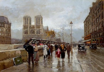 EC quay saint michel Paris Oil Paintings
